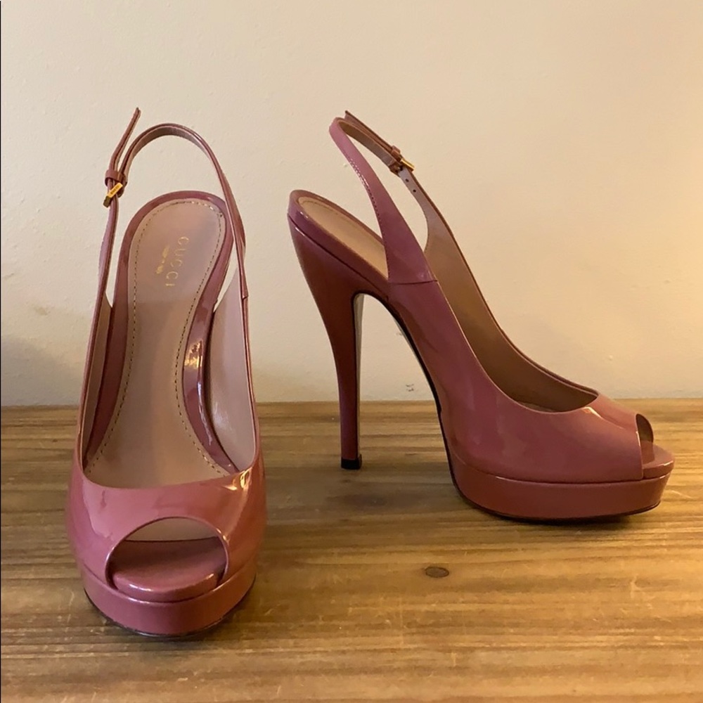 Gucci Vernice Pump - Vintage Rose